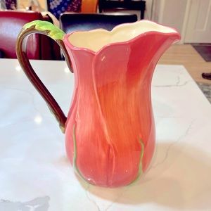Vintage Franciscan Desert Rose Bud Pink Pitcher Vase